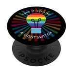 Book of Mormon Musical Rainbow Turn It Off PopSockets Swappable PopGrip