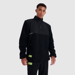 Ellesse Mens Fleece Jacket Ultro Sherpa Black Large RRP £70