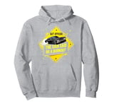 But Officer The Sign Said Do A Burnout Funny Car Pullover Hoodie