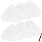 GFRED Recharge de Lavette Balai Vapeur en Microfibre Compatibles Avec Vileda Steam Mop/Balais Vapeur Microfibre Pour Capacité d'absorption et Réutilisation (6Pcs)