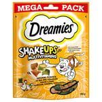 Dreamies Shakeups Multivitamins Snacks - säästöpakkaus: siipikarja-piknik (4 x 165 g)