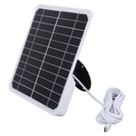 20W Wall Solar Panel IP68 Panel Charger W/9.8ft Waterproof Monocrystalline Solar