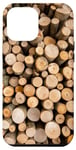 Coque pour iPhone 15 Pro Max Pile de bois de chauffage