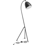 Uniprodo - Lampadaire arc - abat-jour mobile en métal 40 w hauteur 125 cm - Lampe de salon