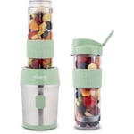 Mini blender - H.KoeNIG - SMOO18 - 300 W - 570 mL - Vert pastel - Gourdes inc...