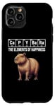 iPhone 11 Pro Capybara The Elements Of Happiness Periodic Table Chemistry Case