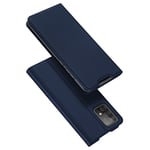 DUX DUCIS Skin Pro Faux Leather Wallet Flip Case for Samsung Galaxy A73 5G, Blue