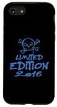 Coque pour iPhone SE (2020) / 7 / 8 Édition limitée 2016 Anniversaire 2016 Né 2016 Vintage