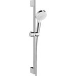 Hansgrohe Crometta Vario brusesæt m/EcoSmart, krom/hvid