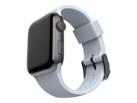 [U] Apple Watch Band 41Mm/40Mm/38Mm, Series 7/6/5/4/3/2/1/Se - Silicone Soft Blue - Klockräm För Smart Klocka - Softblå - För Apple Watch Hermès Series 7, Hermès Series 9, Nike Series 7, Series 10, Series 8, Series 9