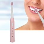 (Pink)Electric Toothbrush USB Rechargeable Waterproof Adult Electric HOT