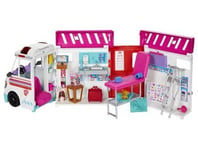 Coffret Barbie Camion Ambulance Transformable en Clinique - Vehicule Medical