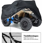 Suojakuori moottoripyörän Quad ATV Outdoor Anti-UV XXXL Musta -