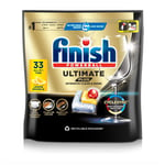 Finish Ultimate Plus All In One Dishwasher Tablets Lemon 33's