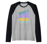 Make a Joyful Noise Unto The LORD Psalm 100:1 King James KJV Raglan Baseball Tee