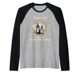 Raisin' Hell With The Hippies & The Cowboys Raglan Baseball Tee