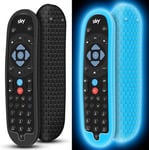 2 Pack Cover for SKY Q Bluetooth Remote Control EC201 EC202 2020, Protective Si