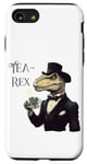 Coque pour iPhone SE (2020) / 7 / 8 Tea-Rex Meme Funny T Rex avec tasse