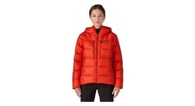 Doudoune femme patagonia fitz roy down hoody rouge