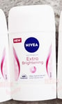 NEW NIVEA EXTRA WHITEN BRIGHT CELL REPAIR DEODORANT STICK 50 ml.