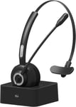 Funtuan Office Bluetooth Headset with Mic,Wireless Bluetooth Headphone,Noise for