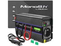 Qoltec Monolith 1200 Ms Wave Spenningsomformer | 12V Til 230V | 600/1200W | Usb