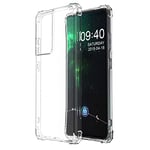 ISIUM Coque Renforcée Transparente Compatible avec Samsung S21 Ultra - Etui de Protection en Silicone Antichoc - Transparente Souple en TPU - Bumper Housse Case 900845