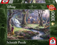 Snow White Discovers the Cottage: Schmidt Disney Premium Thomas Kinkade Jigsaw