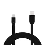 Ue Boom Câble De Charge Usb Plat De Rechange Pour Haut-Parleur, Câble De Données, Compatible Avec Haut-Parleur Sans Fil Logitech Ue Boom2/Boom3/ Boom/Miniboom/Roll (Noir)