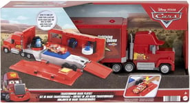 Disney Pixar Cars Transforming Mack Playset, 2-in-1 toy Lorry & Tune-Up Station