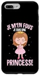 Coque pour iPhone 7 Plus/8 Plus Je M'en Fous Je Suis Une Princesse Femme Fille Enfant