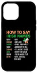 iPhone 12 Pro Max How To Say Irish Name Lucky Saint Patricks Day Shamrock Case