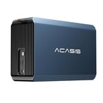 ACASIS 2 Bay External Hard Drive RAID Enclosure for 2.5/3.5" SATA HDD/SSD with USB 3.0,Support RAID 0/1/JBOD/SPAN,Max 6Gbps Under UASP,36TB Capacity Raid Enclosure