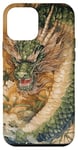 Coque pour iPhone 12 mini Tiges de bambou Dragon Puissant Art Asiatique Folklore