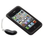  NEW Black JVC Gumy Case Cover for Apple iphone 4 4S Soft Grip Silicone Rubber