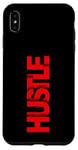 Coque pour iPhone XS Max Rouge Get Your Hustle Up Red Graphic