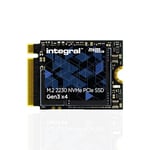 Integral SSD NVMe M.2 2230 PCIe Gen3 x4 de 512 Go Vitesse de Lecture jusqu'à 3400 Mo/s, Vitesse d'écriture 3000 Mo/s - Disque Dur Interne. Compatible Valve Steam Deck, Microsoft Surface Pro, PC.