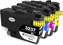 Ink for Brother HL-J6000DW printer LC3237XL cartridges Full Set HiCap Compatible