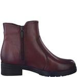 Tamaris COMFORT 8-85318-41 Leder Comfort Fit Wechselfußbett Klassisch Stiefelette mit Dekoreißverschluss Alltagsschuhe, Bottine,