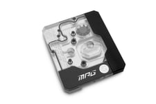 Ek Water Blocks 3831109892343, Vattenblock, Akryl, Mässing, Svart, Silver, 3-Pin, Moderkort, Msi Mpg Z590