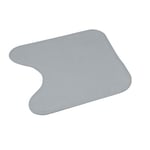 Tapis Contour WC "Vitamine II" 45x45cm Gris Clair