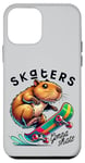 Coque pour iPhone 12 mini Skaters Gonna Skate Hamster Art – Skateboard Hamster