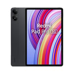 Xiaomi Redmi Pad Pro 5G 6+128GB Black with ring holder,Snapdragon® 7s Gen, HyperOS,12.1" 120Hz 2.5K eye care display,10000mAh (typ) large battery, 33W fast charging(UK Version+2year warranty)