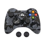 Pour Xbox 360 Étui De Protection Souple Manchon De Peau De Contrôleur Sans Fil/Filaire Pour Xbox 360 Accessoires De Casquettes De Manette,Sgrey