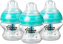 Tommee Tippee Advanced Anti-Colic Baby Bottles, Breast-Like Teat and Heat 150ml,