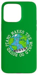 Coque pour iPhone 15 Pro Max Le piano fait tourner le monde, musicien pianiste