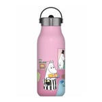 Les Artistes - Bottle Up Moomin Termospullo 1 L Tea time pink