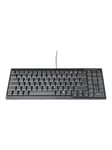 DIGITUS DS-72000GE - keyboard - German - black - Tastatur - Tysk - Sort