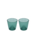 NINE - Milk set of 2 glasses Aqua - Dricksglas