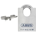 Cadenas antivol anti-effraction réglable de 310 à 490 mm. Acier inoxydable Serrure de porte Camion & Abus Titalium Cadenas 708770-96CSTI/50_ka7565 Arc protégé Nano Protect clé et Points à 50 mm